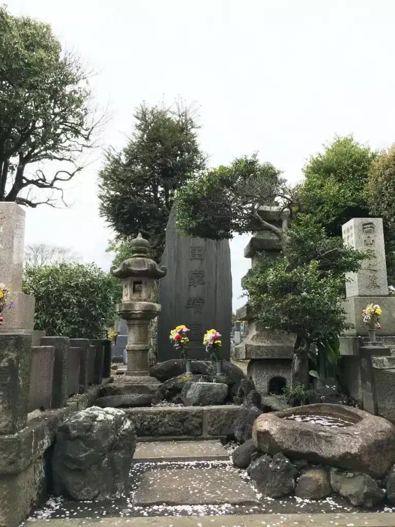 Les cimetières et les cerisiers en fleurs, un incontournable à Tokyo