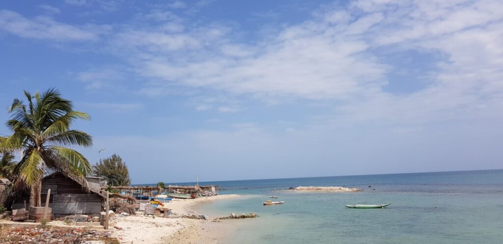 Plage de Point Pedro au nord du Sri Lanka