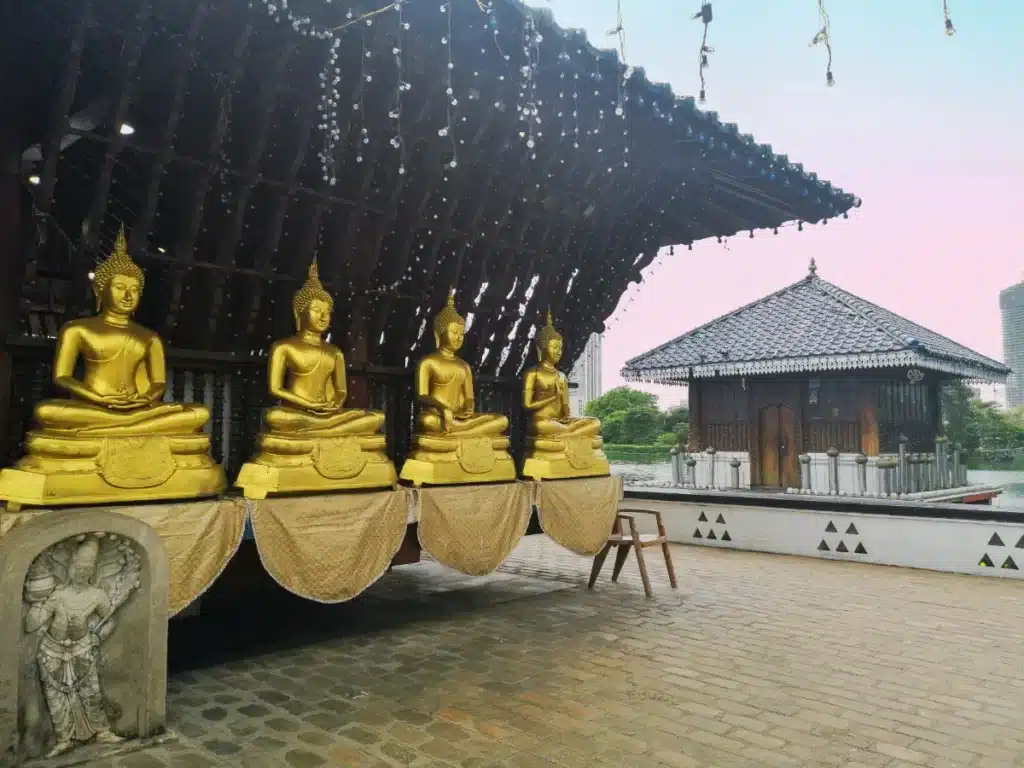 Le temple Seema Malaka à Colombo au Sri Lanka
