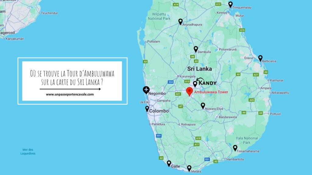 Ou se trouve la tour d'Ambuluwawa au Sri Lanka ?