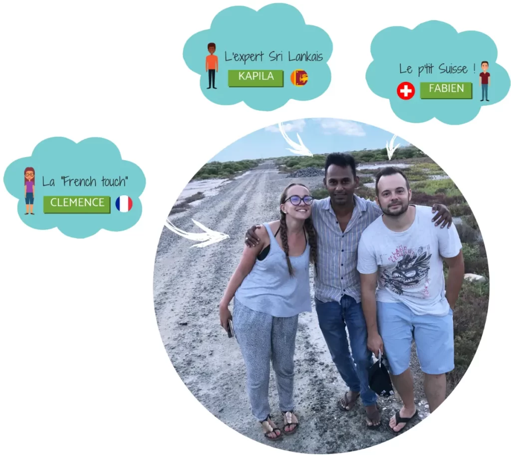Les fondateurs de Green Walk Tours agence de voyages Sri Lanka et Asie