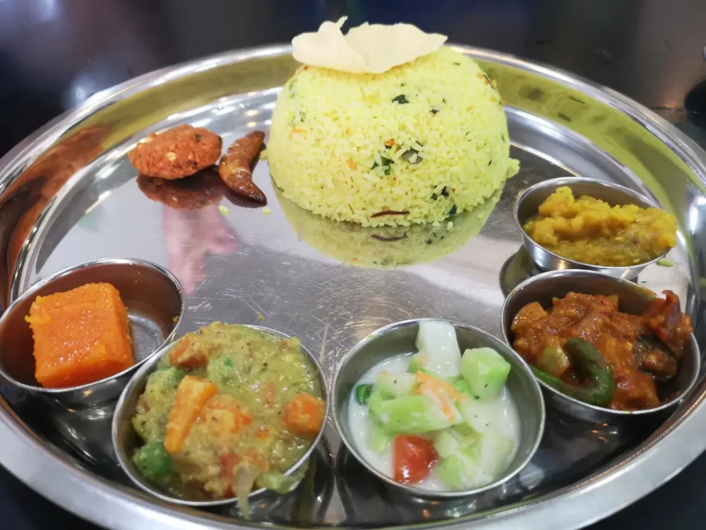 nourriture indienne à kandy