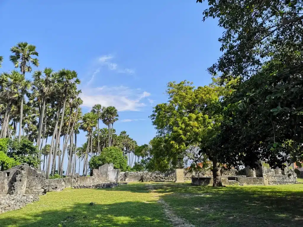 Les ruines de l'île de delft