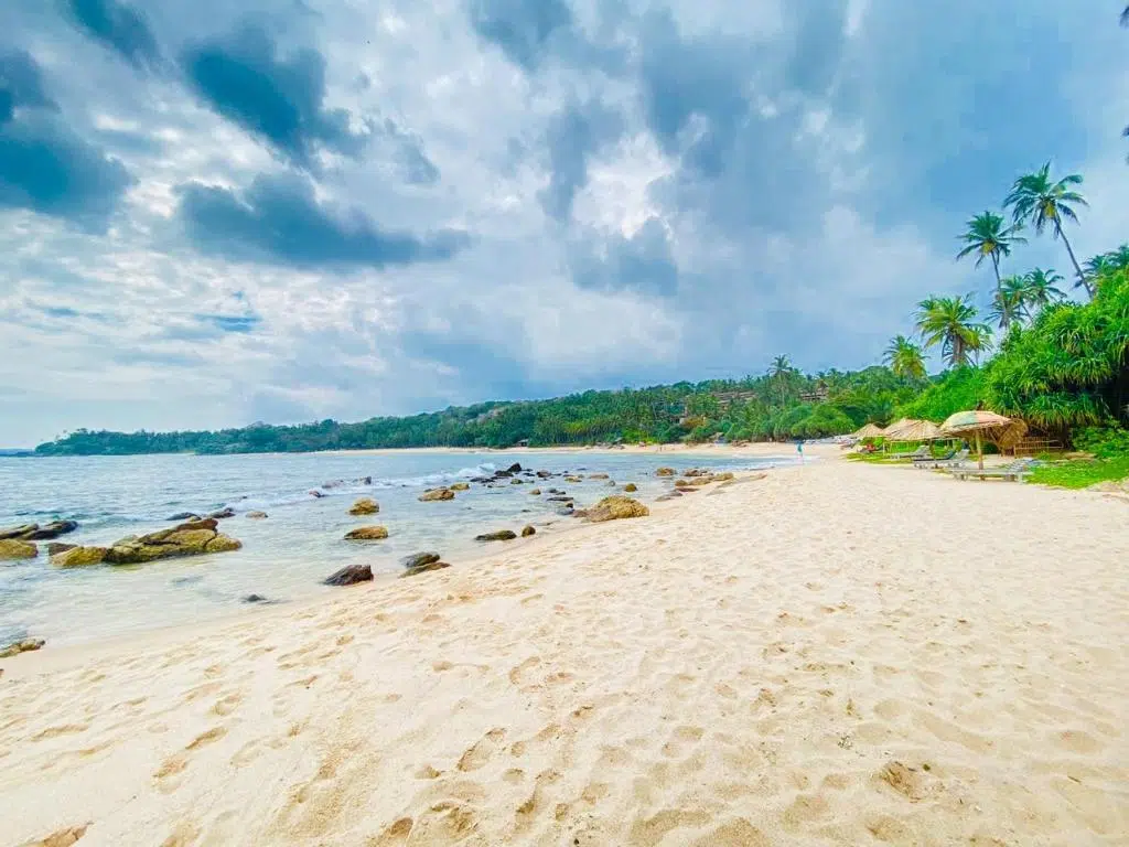 Plage de silent beach à Tangalle