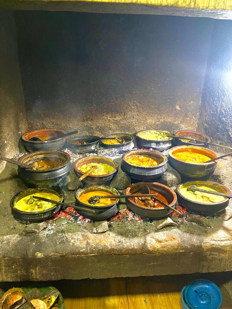 Restaurant typique à Polonnaruwa au Sri Lanka