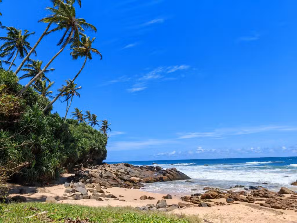 Plage de Tangalle au Sri Lanka