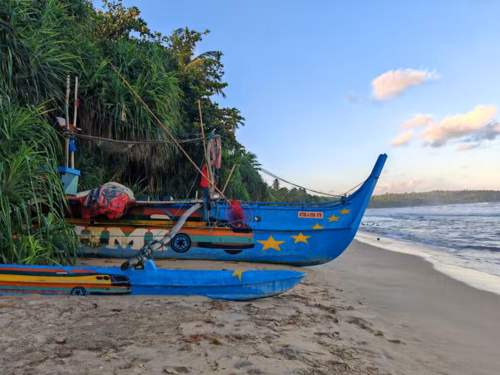 Plage de Tangalle au Sri Lanka