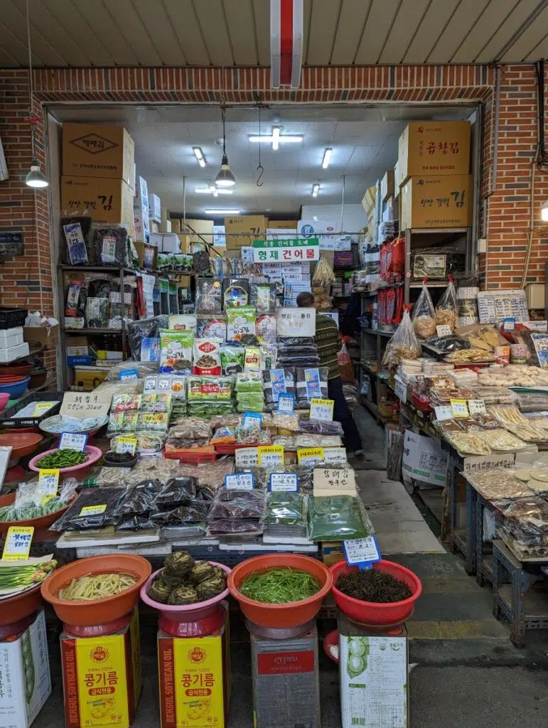 Marché à Busan