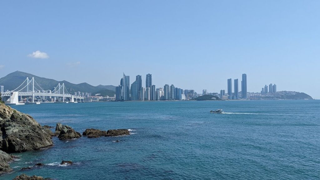 Vue sur Busan
