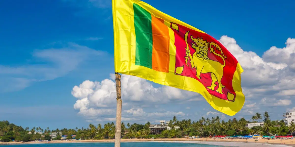Le drapeau sri lankais