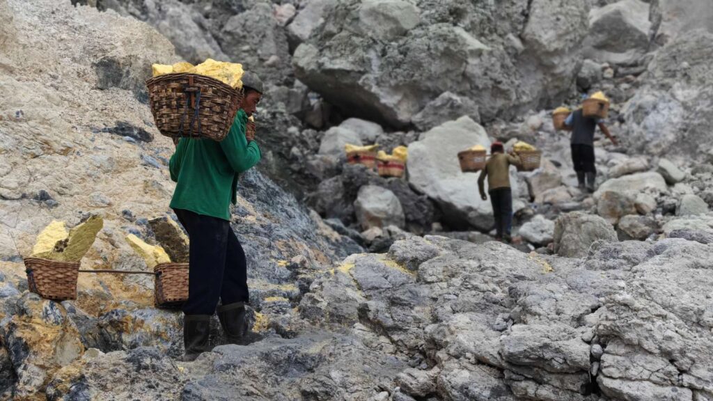 La remontée des porteurs du soufre