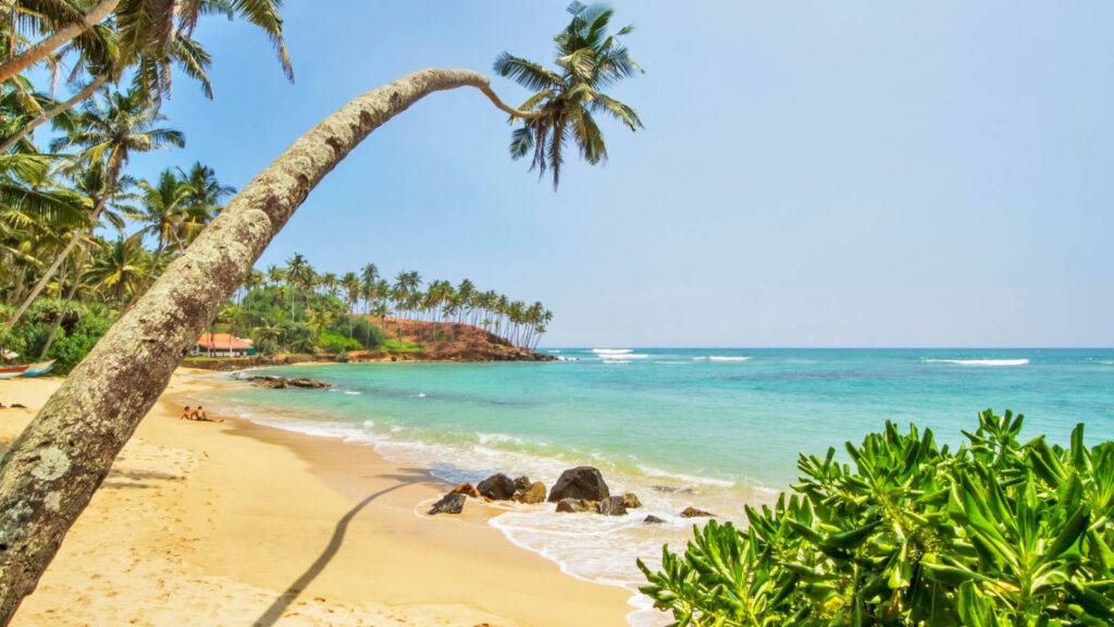 La plage de Mirissa