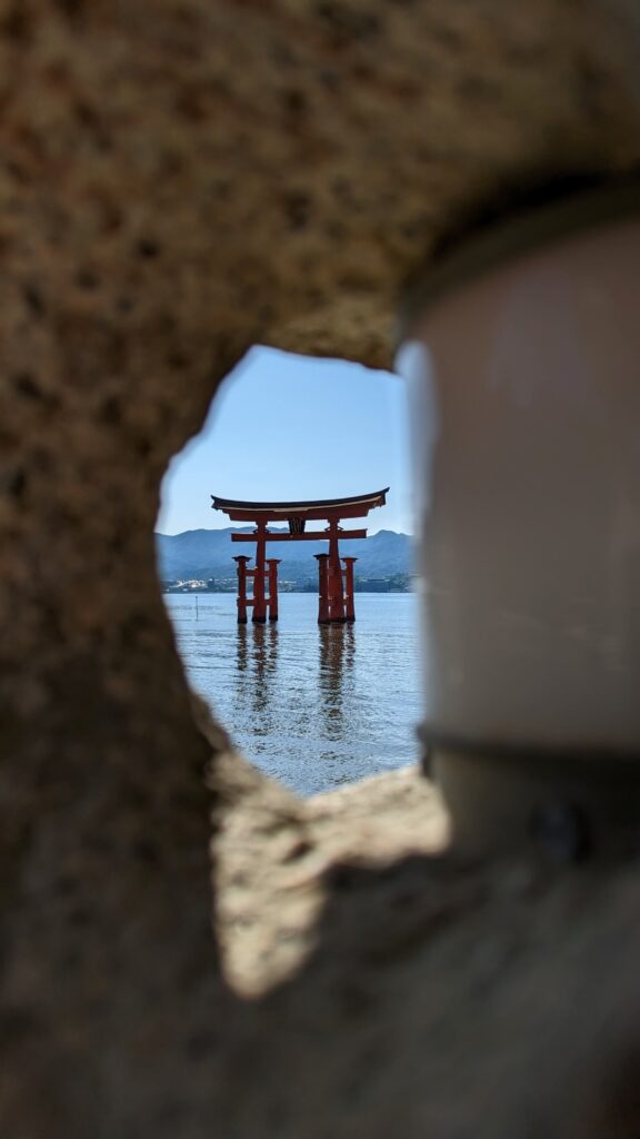 Le torii flottant