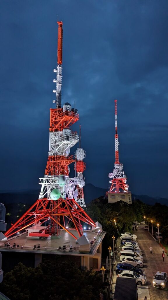 Antennes au mont inasa