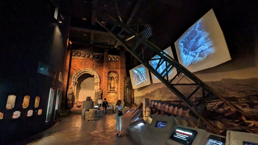 Le musée de la bombe atomique à Nagasaki