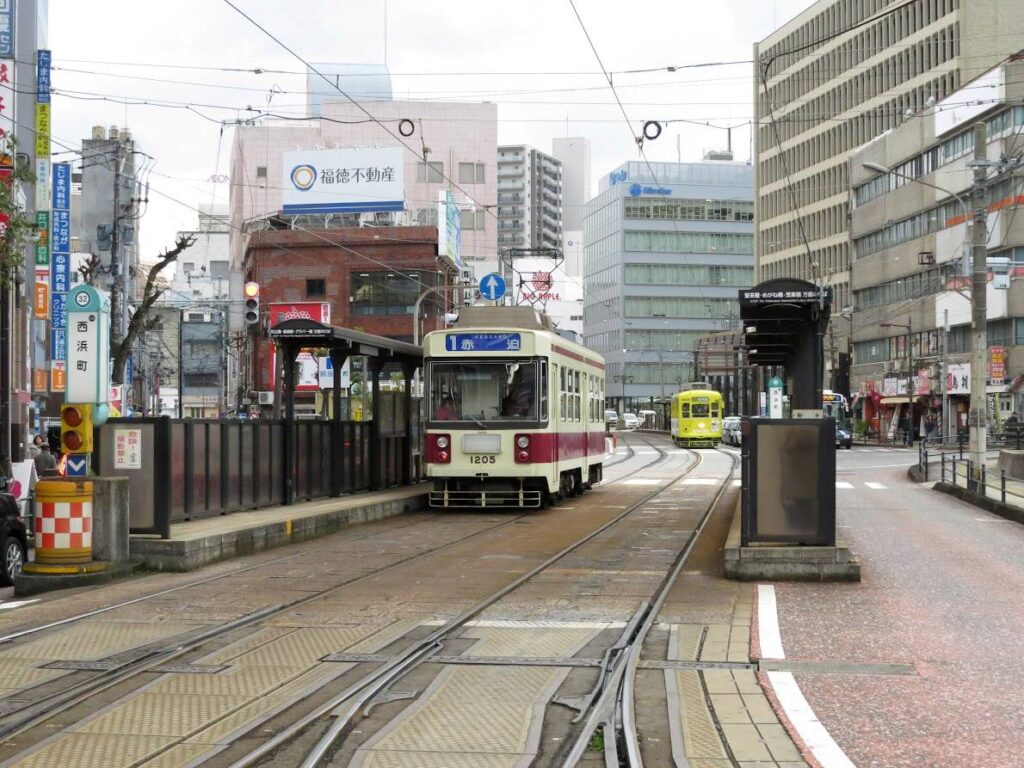 Les trams à nagasaki