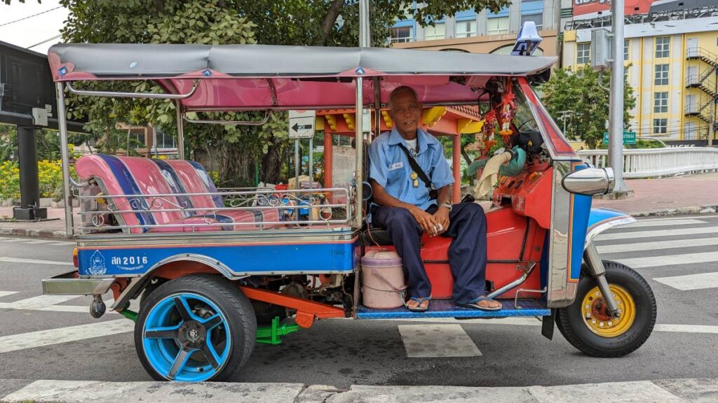 Les tuks-tuks en Thaïlande