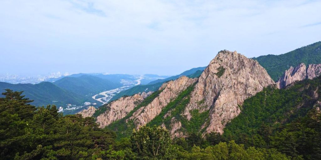 Le parc de Seoraksan en Corée du Sud