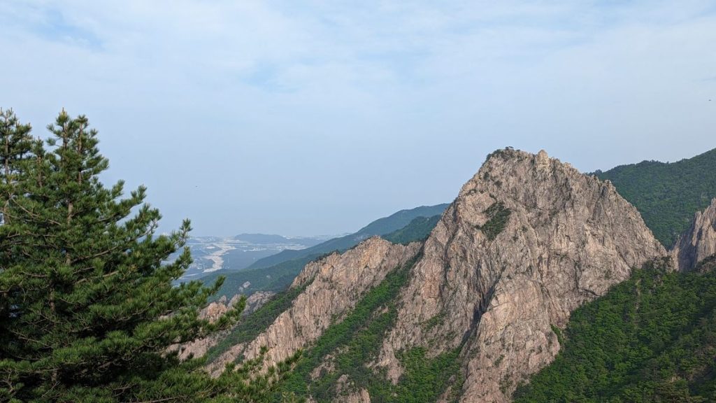 Les paysages au parc de Seoraksan