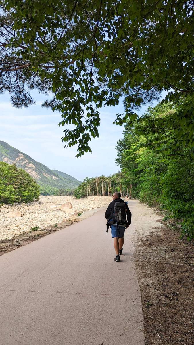 Fab en promenade à Seoraksan