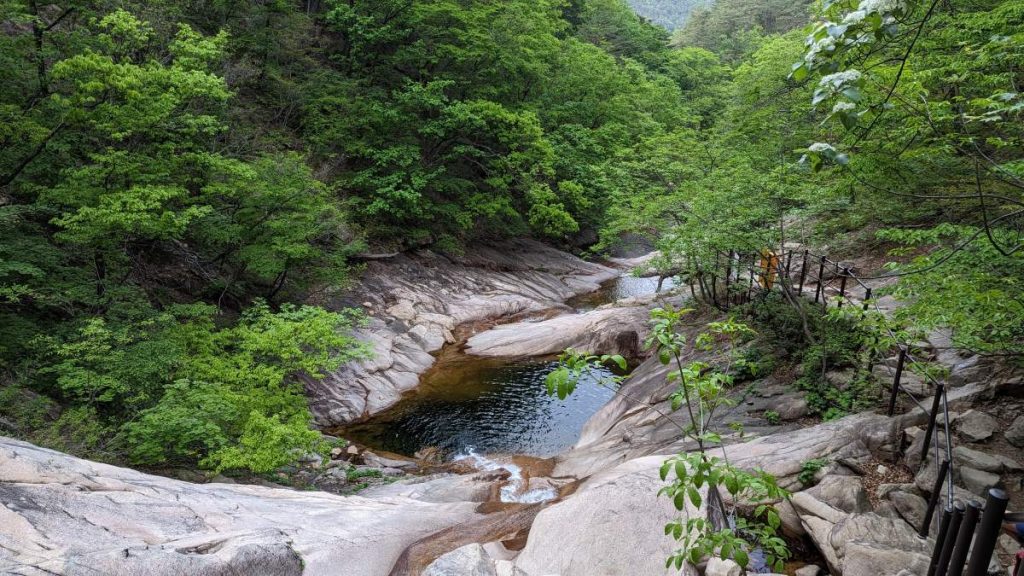 Randonnée au parc de Seoraksan