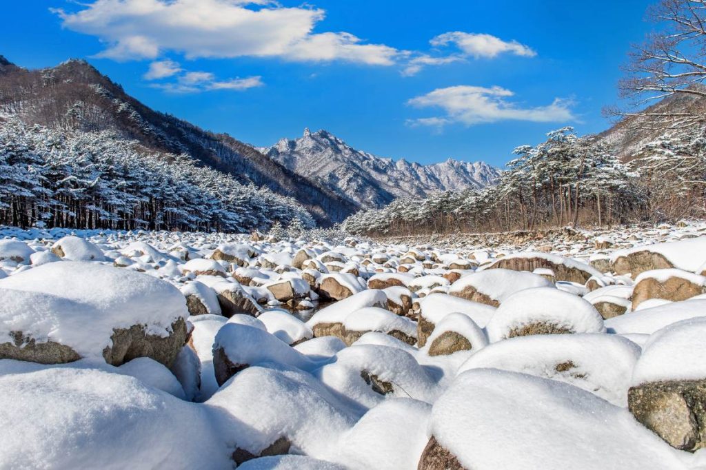 seoraksan en hiver
