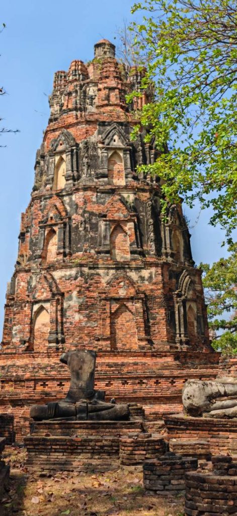 Les ruines historiques d'Ayutthaya