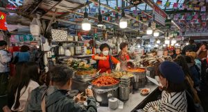 Le marché de Gwangjang à Séoul