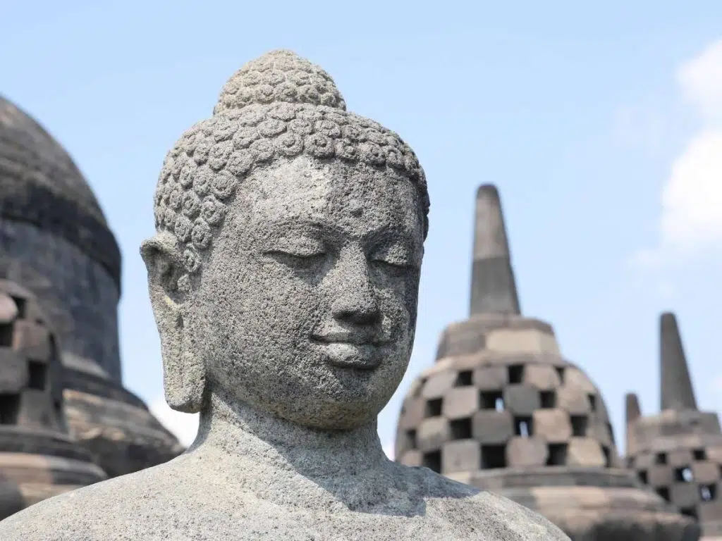 Le temple de Borobodur en Indonésie