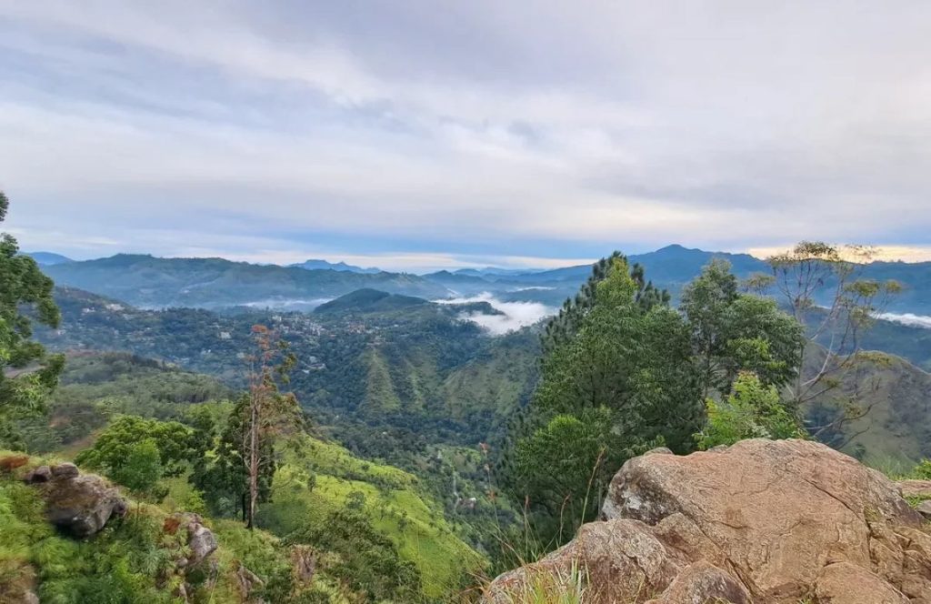 La vue depuis le Ella Rock au Sri Lanka