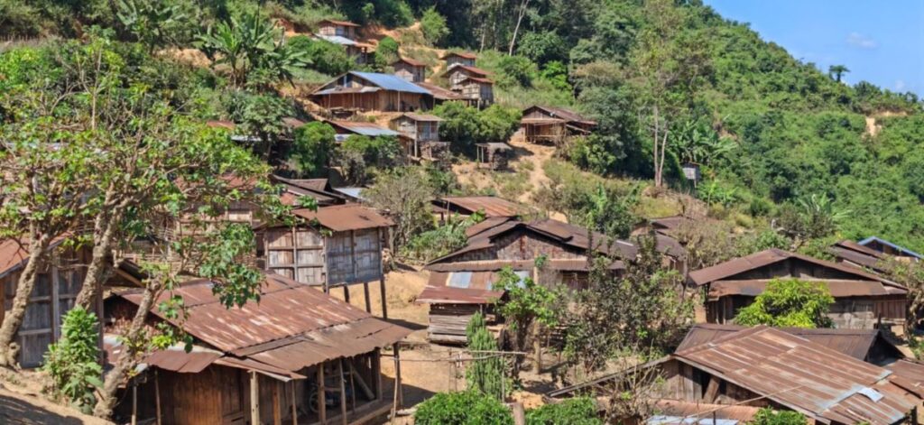 Village Akha au Laos