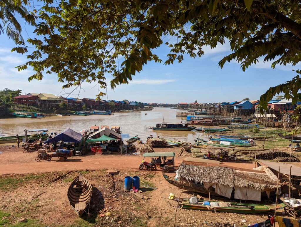 La campagne de Siem Reap au Cambodge