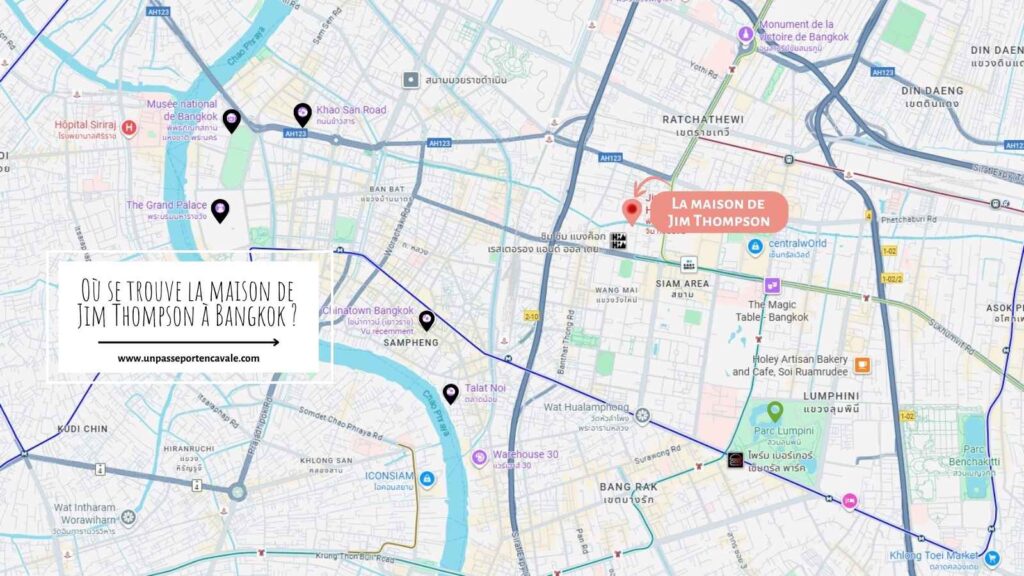 Ou se trouve la maison de Jim Thompson à Bangkok ?