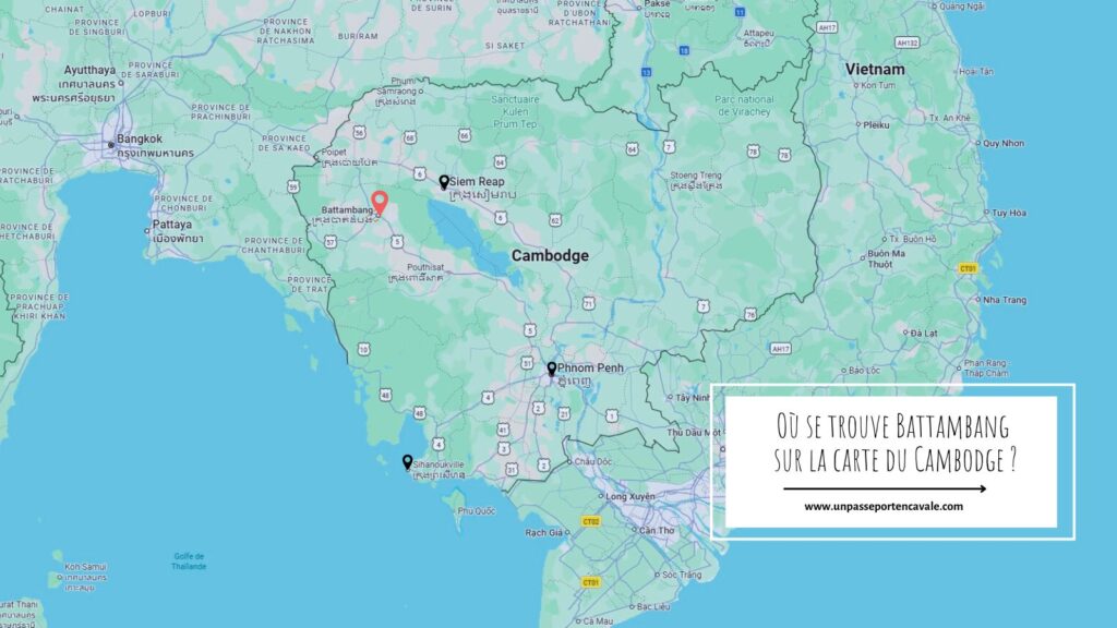Battambang au Cambodge